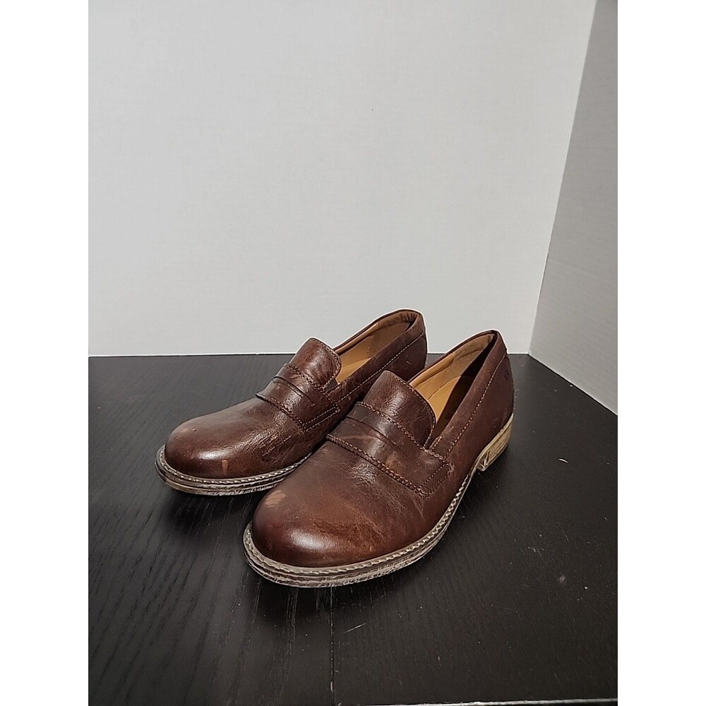 Josef Seibel Shoes Women's Sienna 96 Leather Loafers Brown Sz 7 EU 37 Comfort